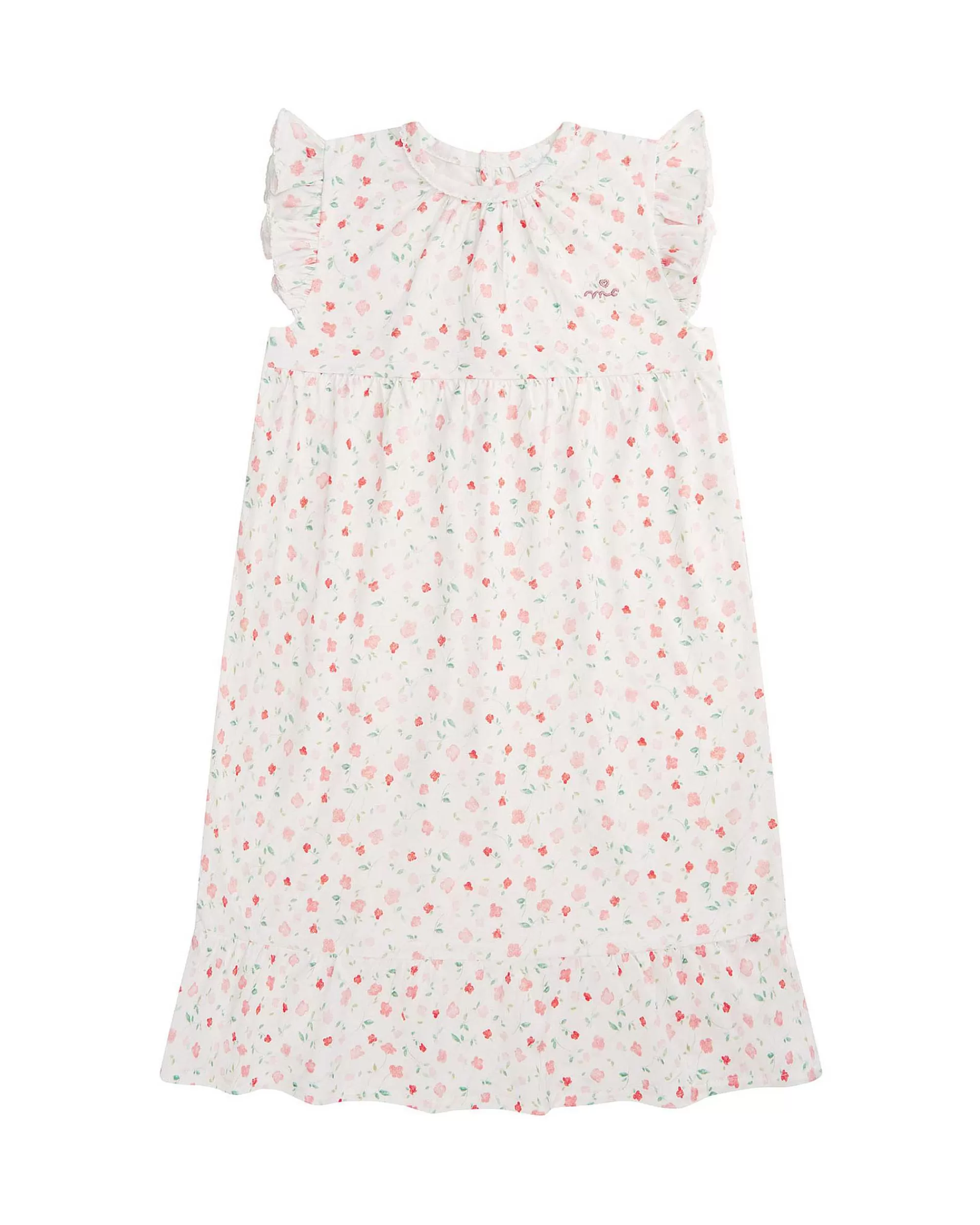 Enfant Marie Chantal Vêtements De Nuit*Chemise De Nuit A Petites Fleurs Bloom Wind - Rose Enfant