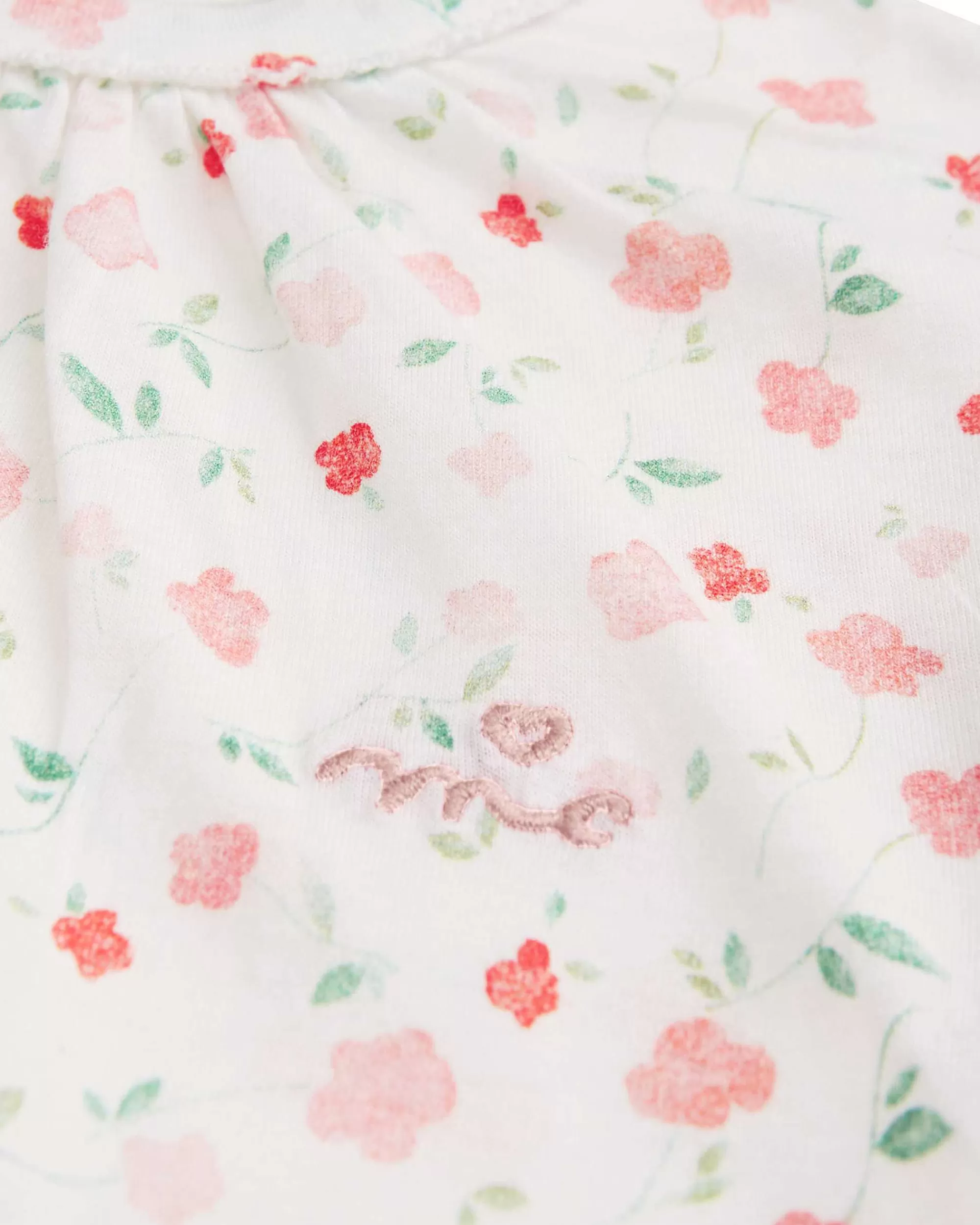 Enfant Marie Chantal Vêtements De Nuit*Chemise De Nuit A Petites Fleurs Bloom Wind - Rose Enfant