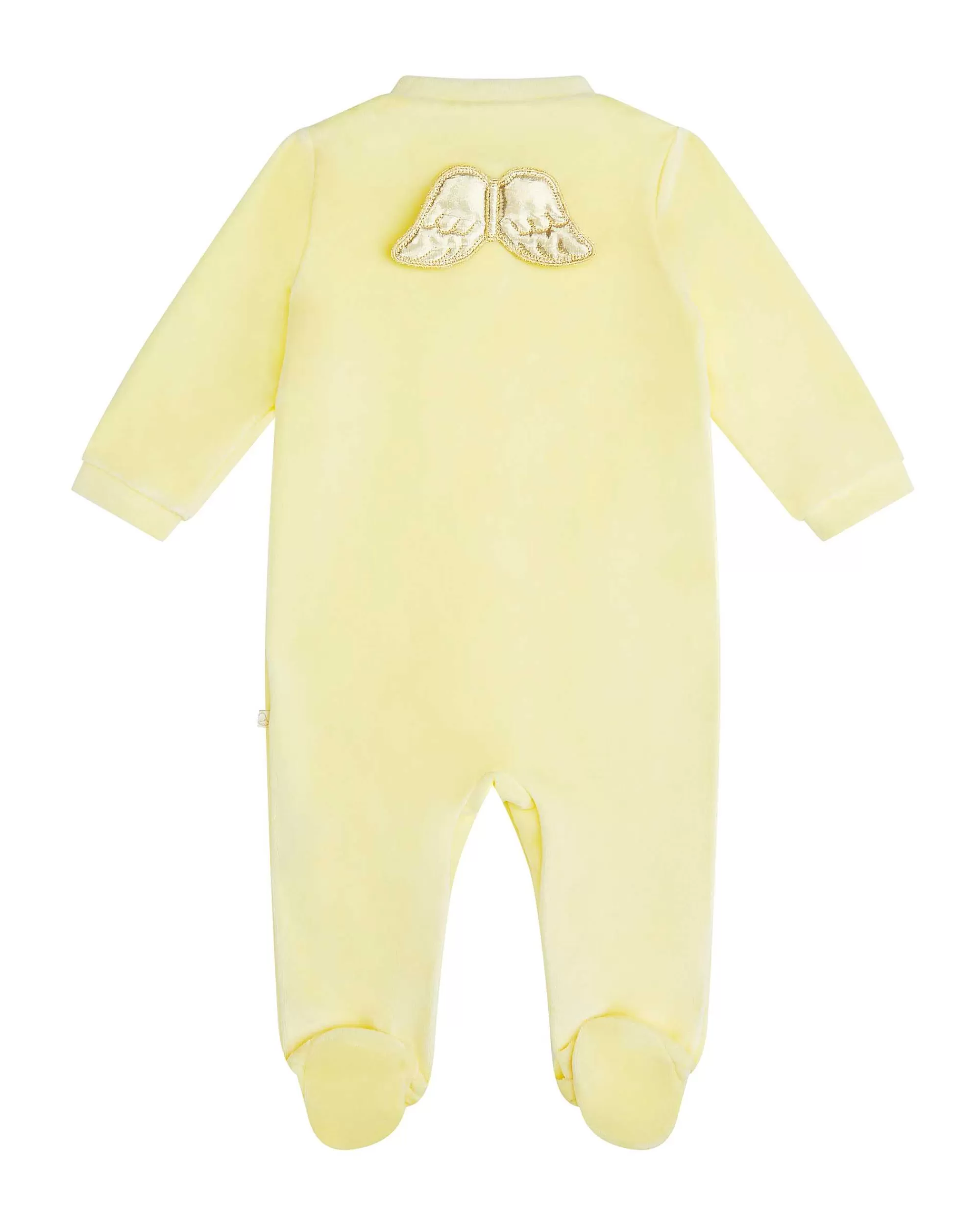 Bébé Marie Chantal L'Aile D'Ange Emblématique*Dors-Bien En Velours Angel Wing - Jaune Et Or