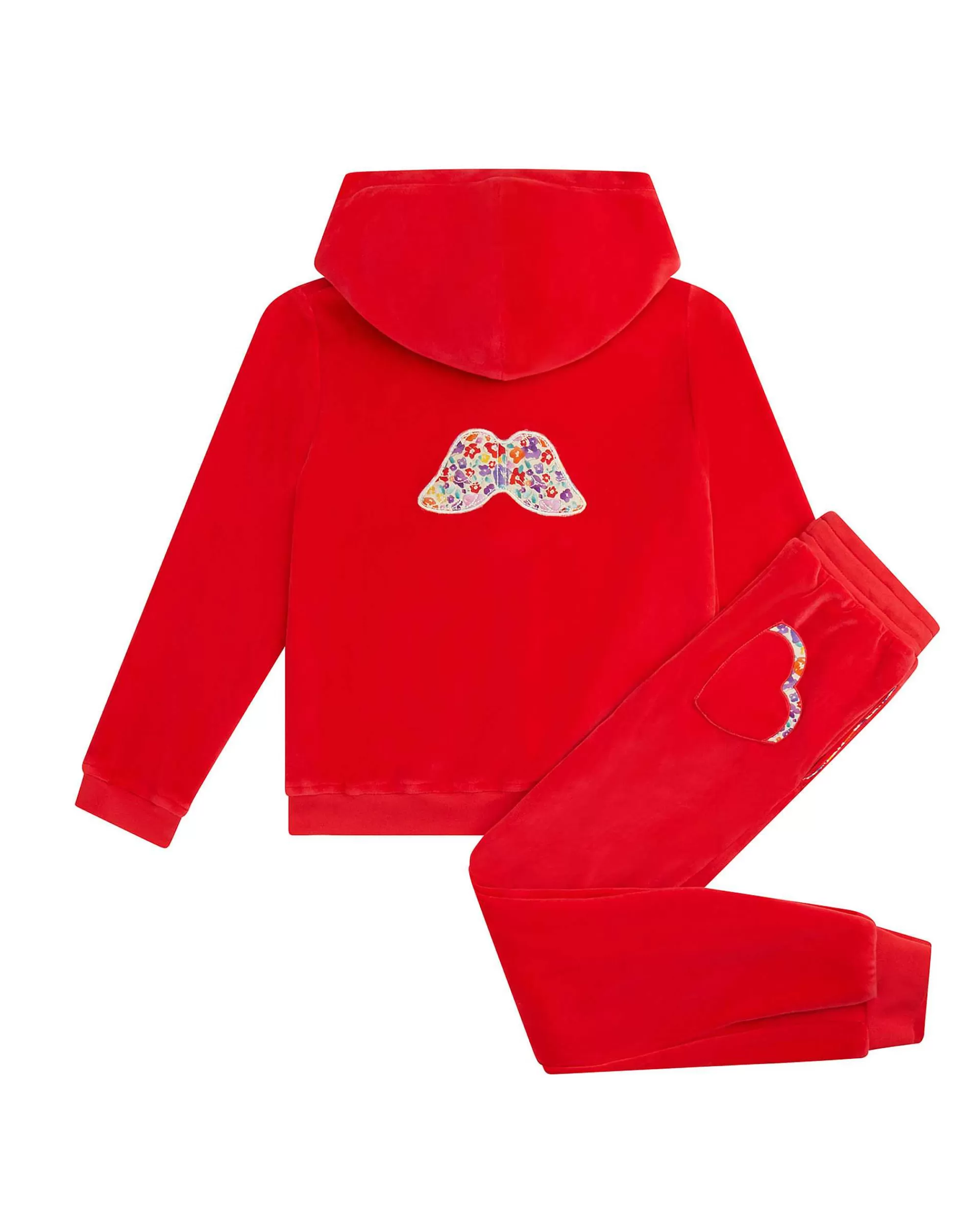Enfant Marie Chantal L'Aile D'Ange Emblématique*Ensemble De Vêtements De Détente En Velours Angel Wing Enfant Baie