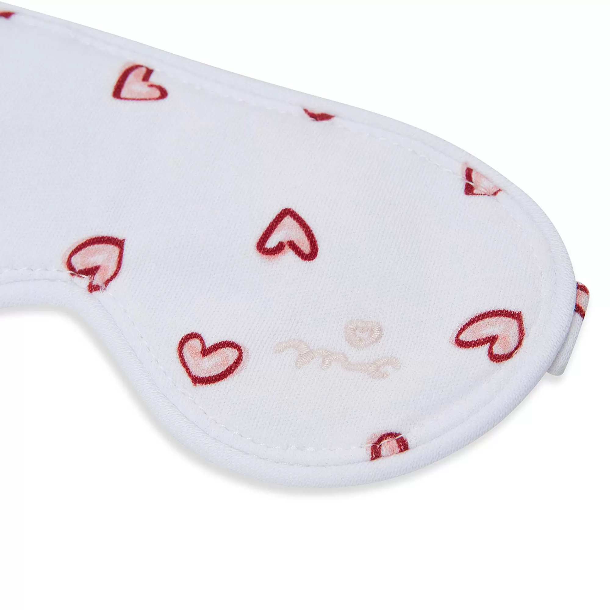 Adulte Marie Chantal Vêtements De Nuit*Ensemble Pyjama Et Masque De Sommeil Love Heart - Adulte Blanc