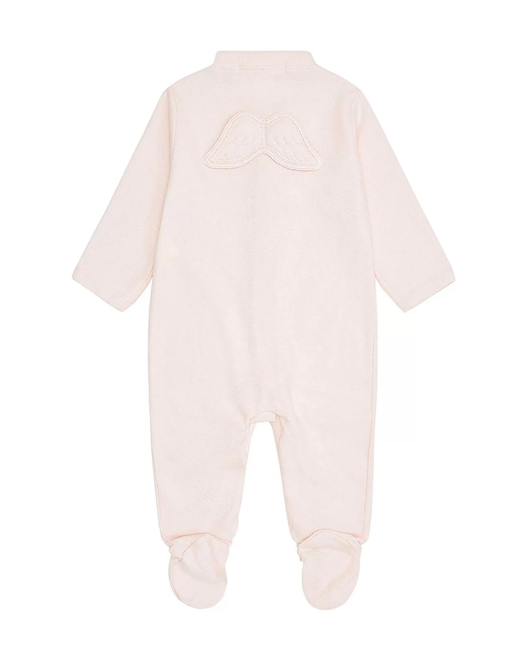 Bébé Marie Chantal L'Aile D'Ange Emblématique*Lot De Deux Dors-Bien En Pointelle Ailes D'Ange - Rose Et Blanc