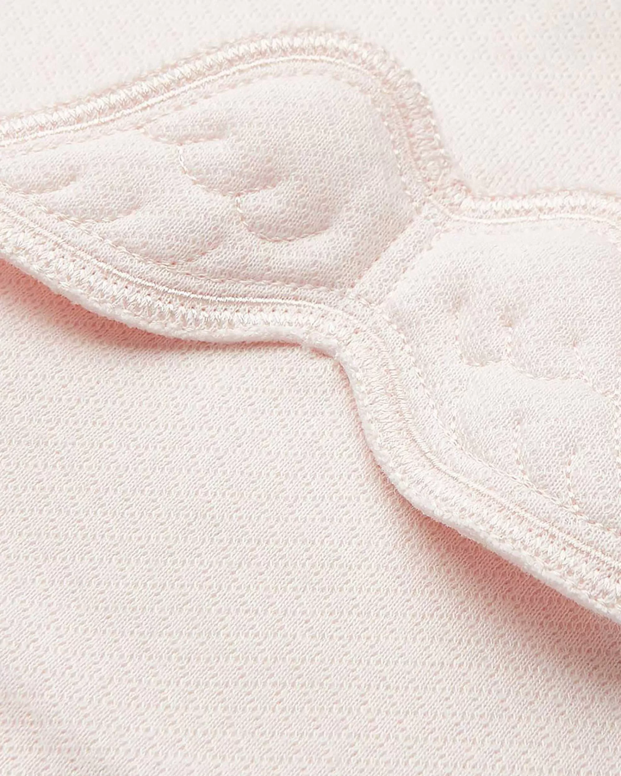 Bébé Marie Chantal L'Aile D'Ange Emblématique*Lot De Deux Dors-Bien En Pointelle Ailes D'Ange - Rose Et Blanc